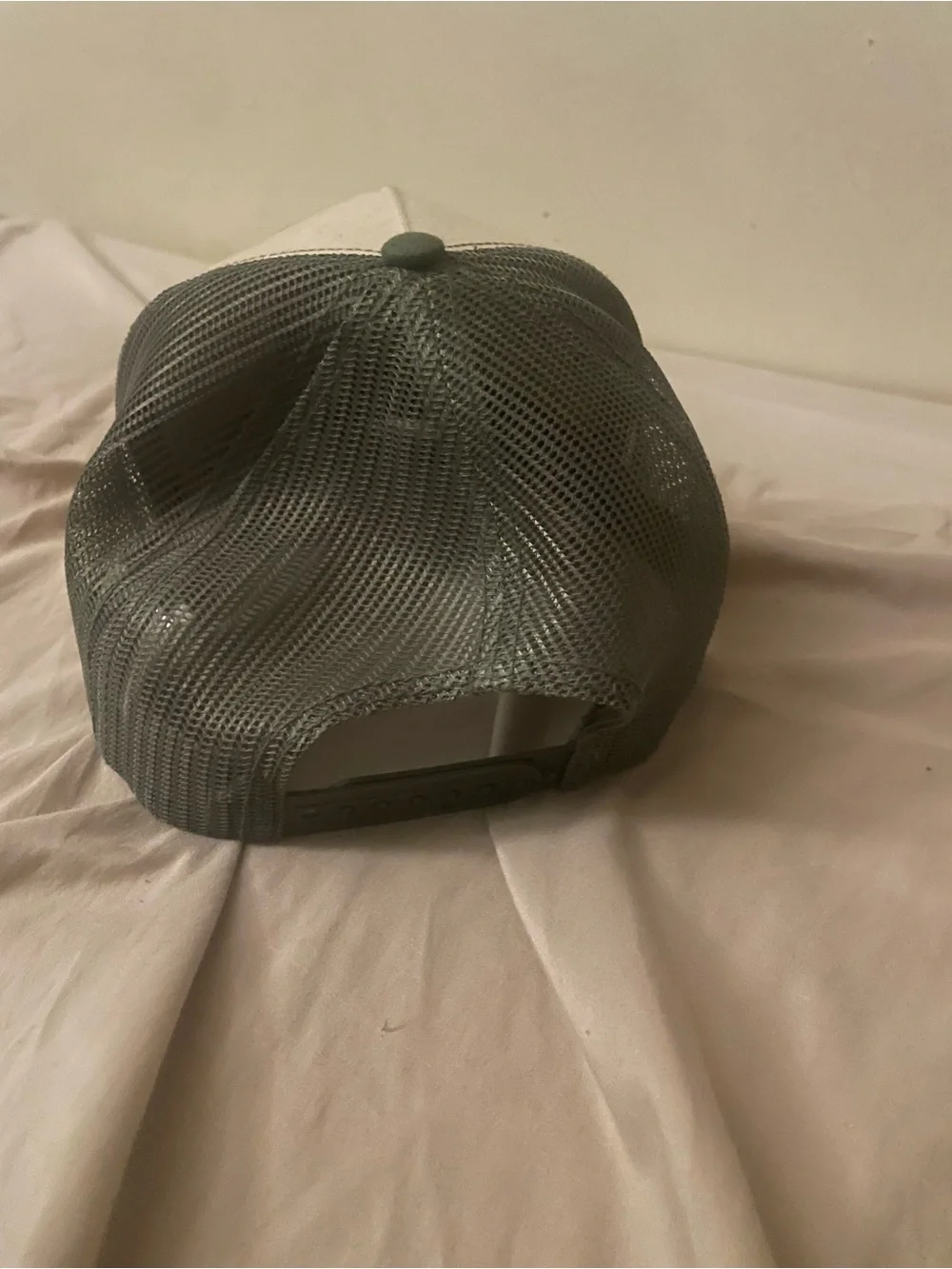 ONLY YOU Green and Cream Trucker Cap